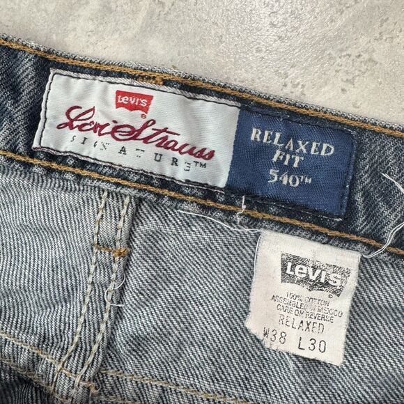 Vintage 90s Levi’s 540 Jeans Mens 38x30 Bronze Tab Relaxed Fit Straight Leg 1995 - Picture 5 of 9